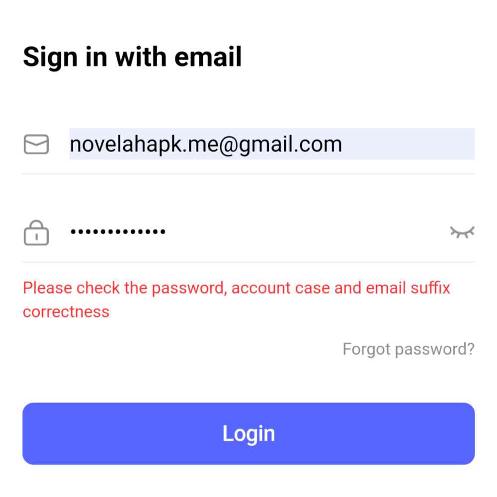 Check Account Credentials