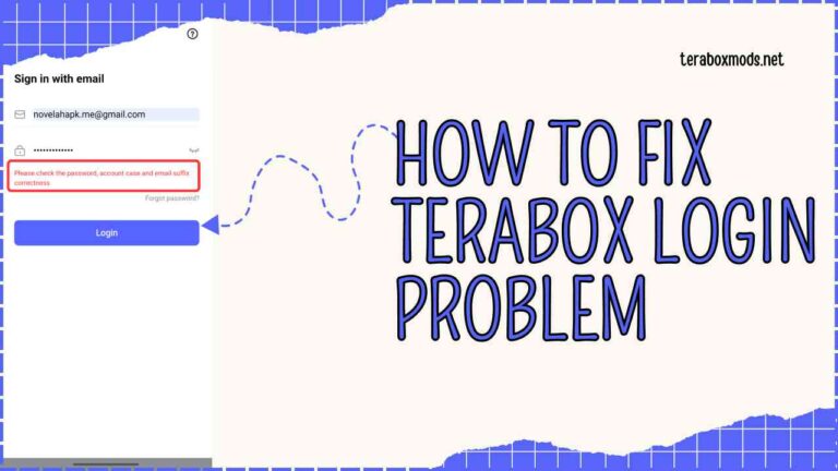 How To Fix TeraBox Login Problem