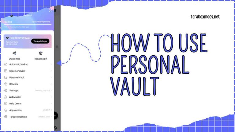 How to Use Personal Vault